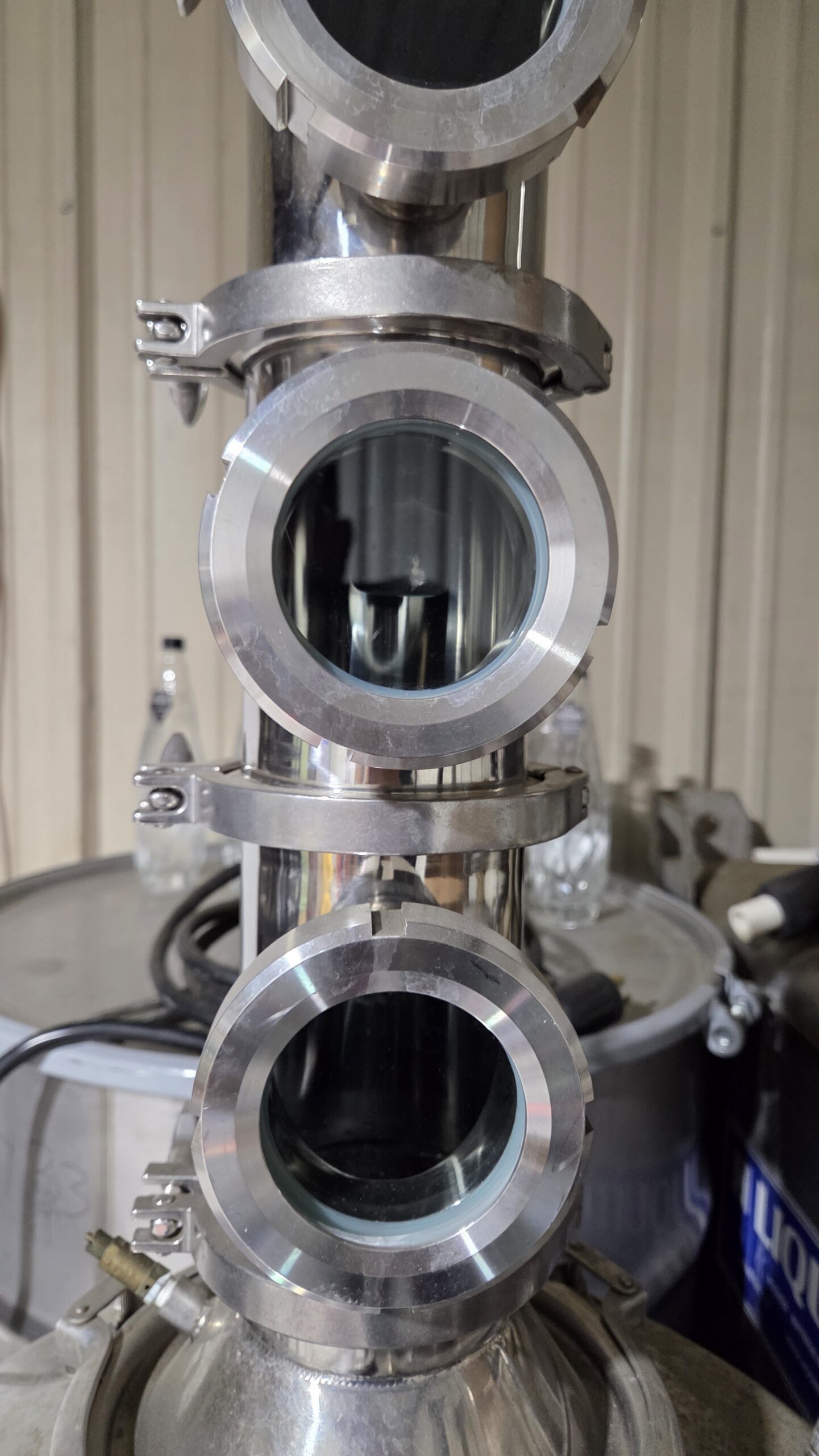 Distillery equipment at Bakalian Family Distilling